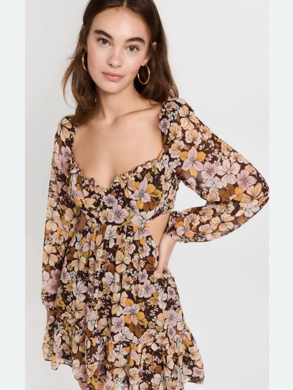 ASTR Floral Mini Dress